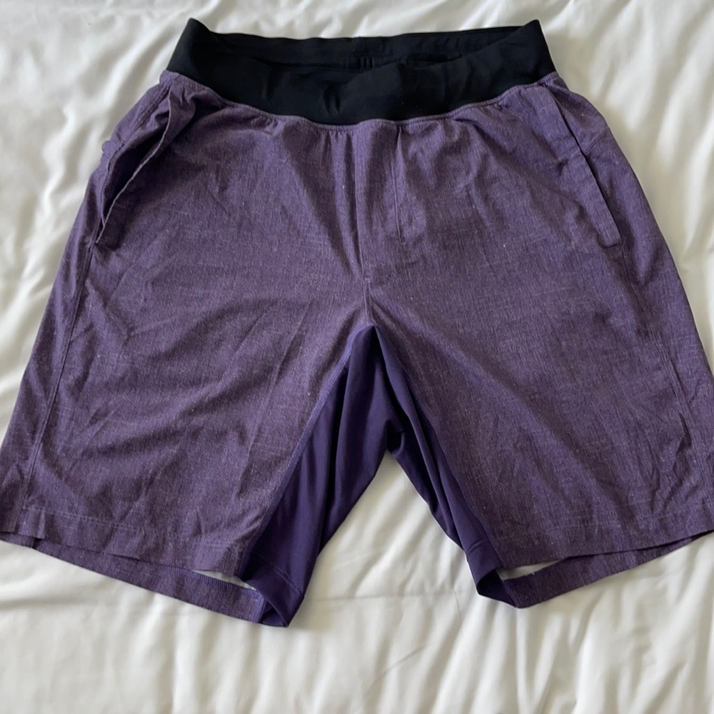 Purple Lululemon shorts